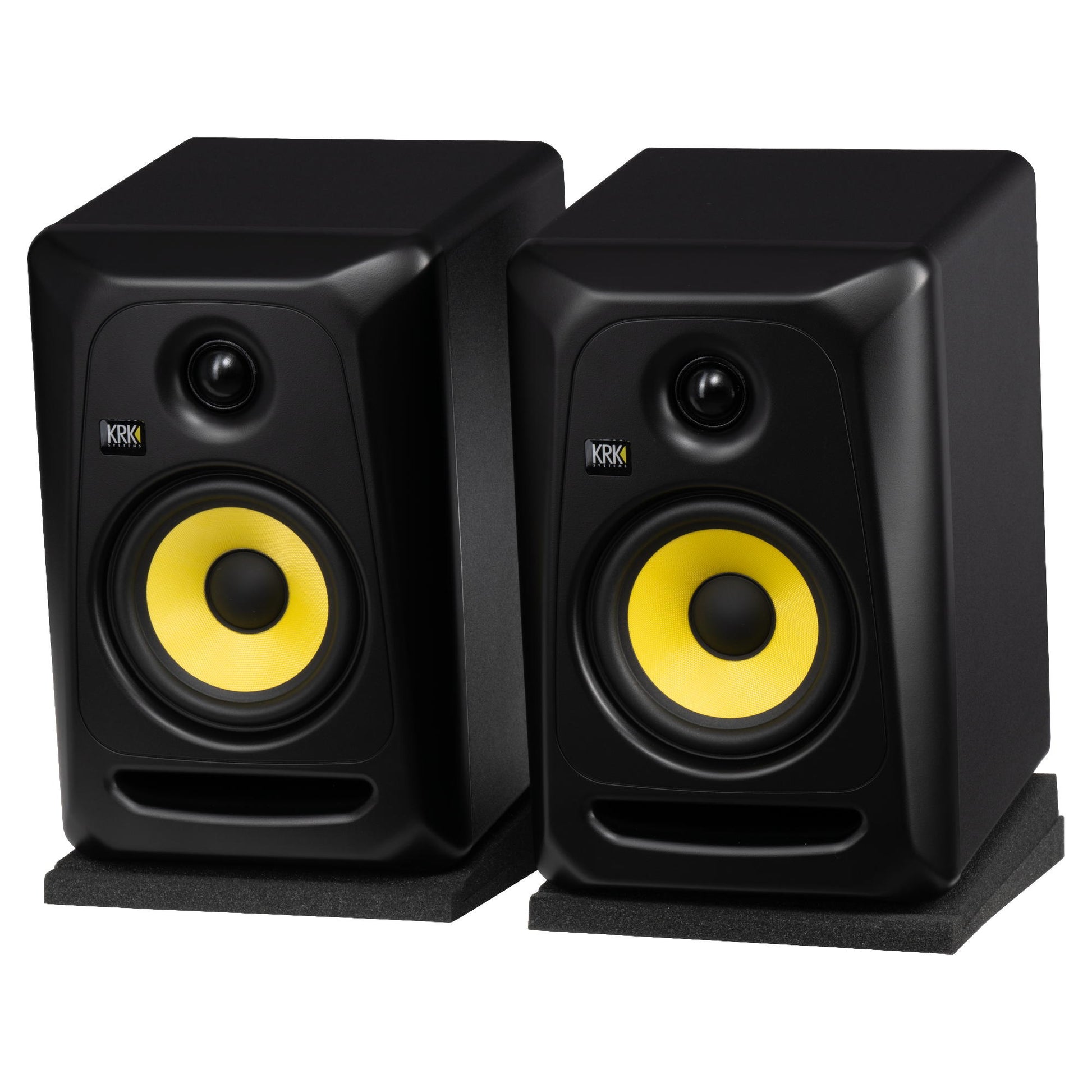 KRK Classic 5 Powered Studio Monitor Pack - Pair Angle 1