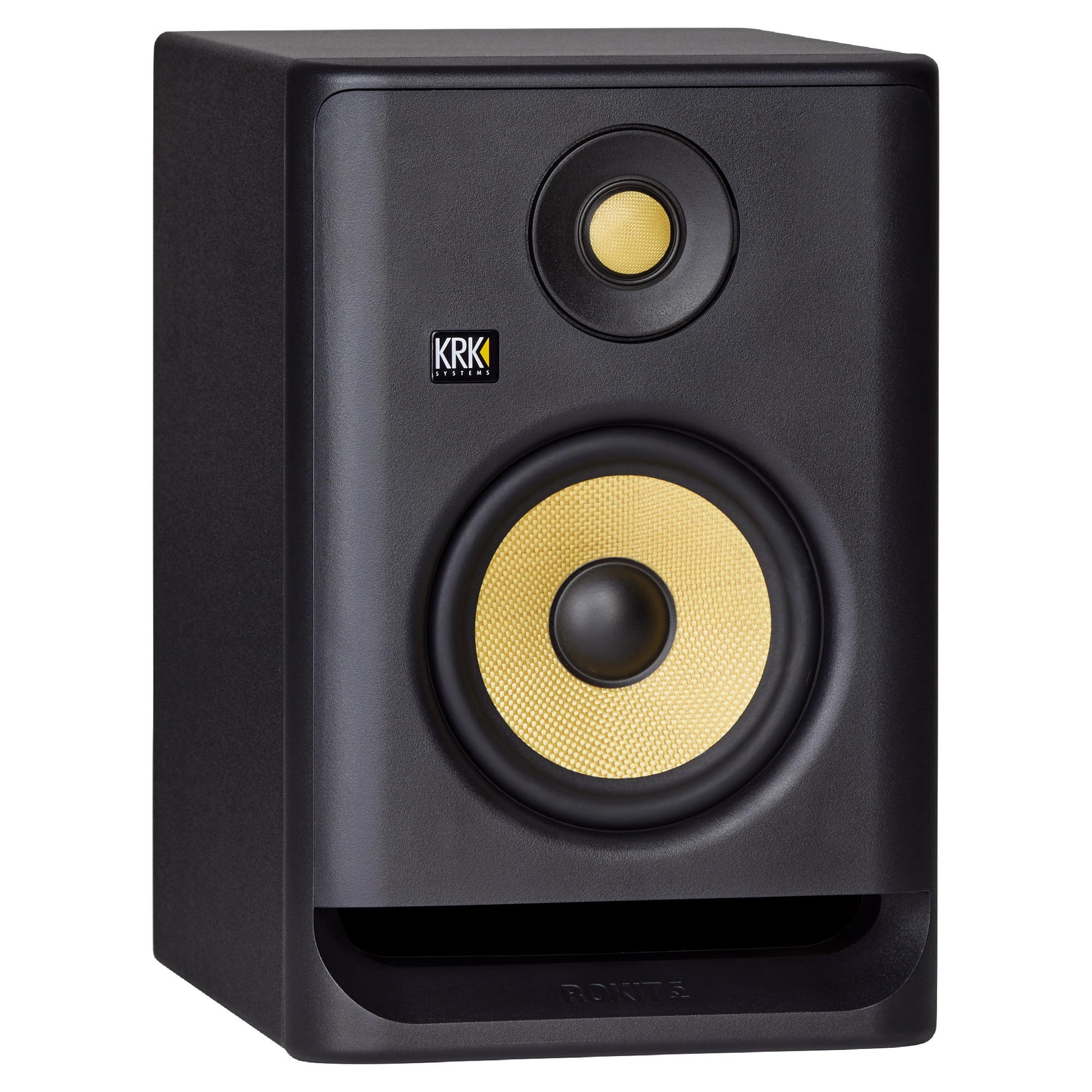 KRK ROKIT 5 Generation 4 Powered Studio Monitor - Black - Right