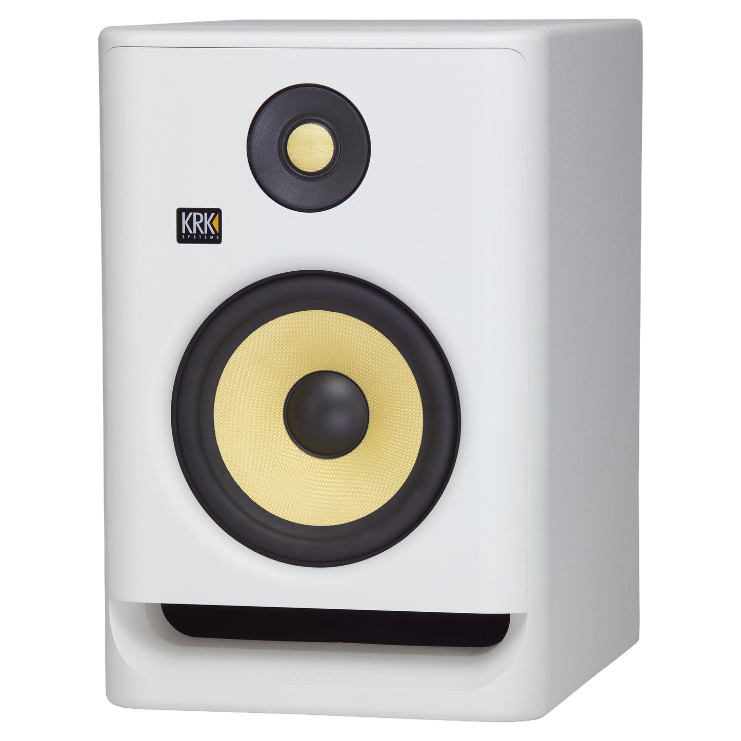 ROKIT 7 Generation 4 Powered Studio Monitor - White - Angle