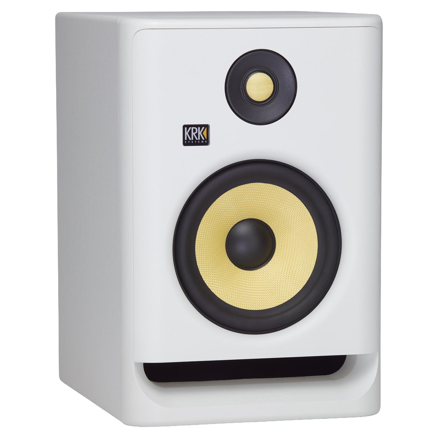 ROKIT 7 Generation 4 Powered Studio Monitor - White - Angle 2