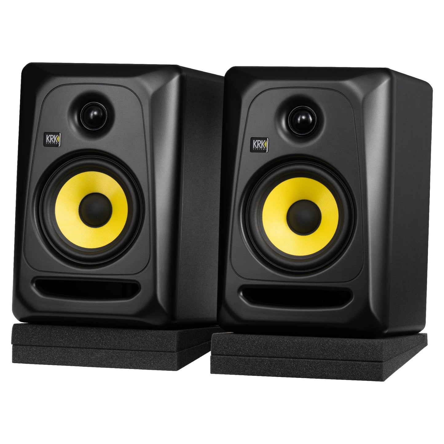 KRK Classic 5 Powered Studio Monitor Pack - Pair Pads 2