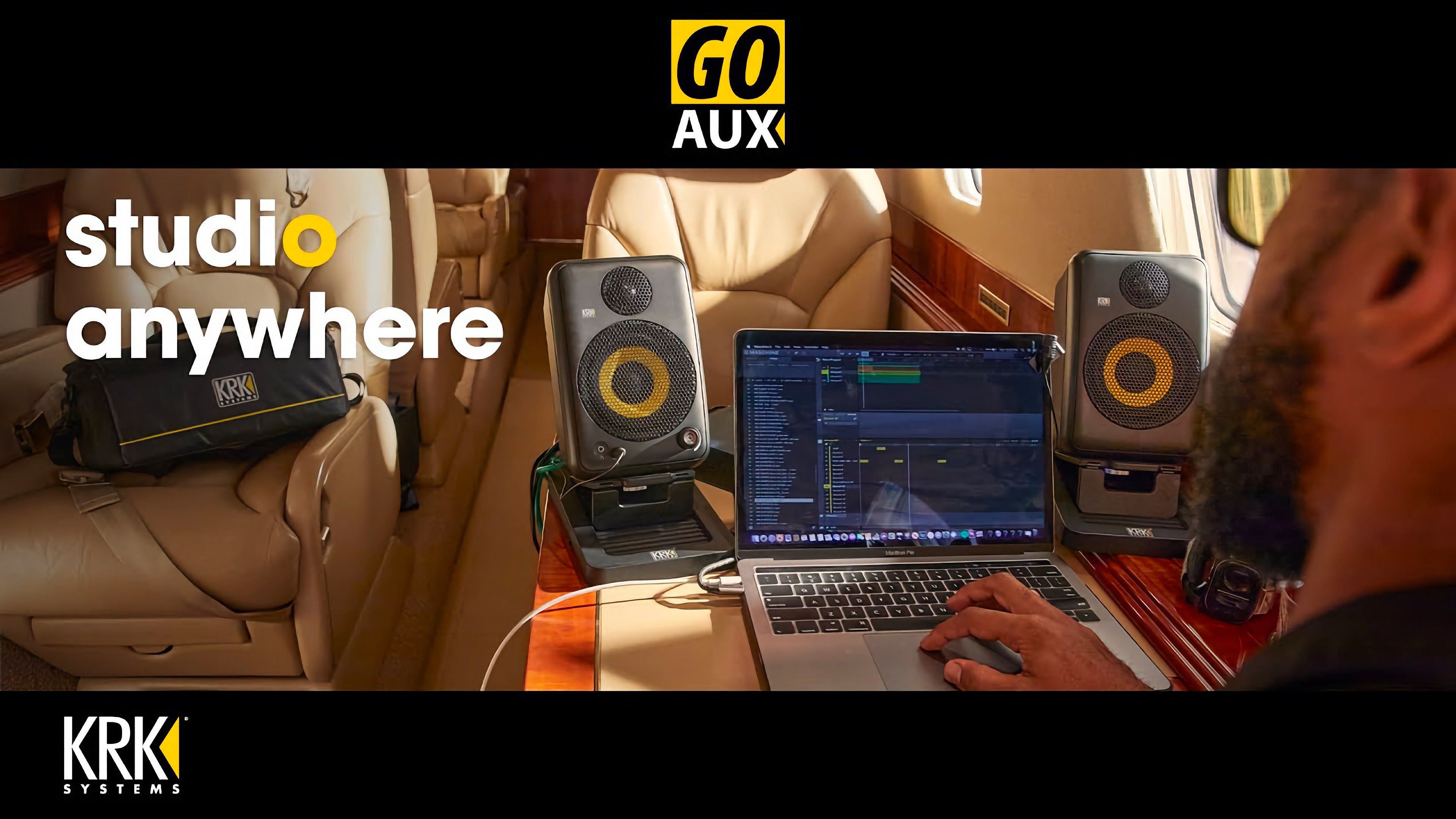 Load video: KRK  GoAux Studio Anywhere