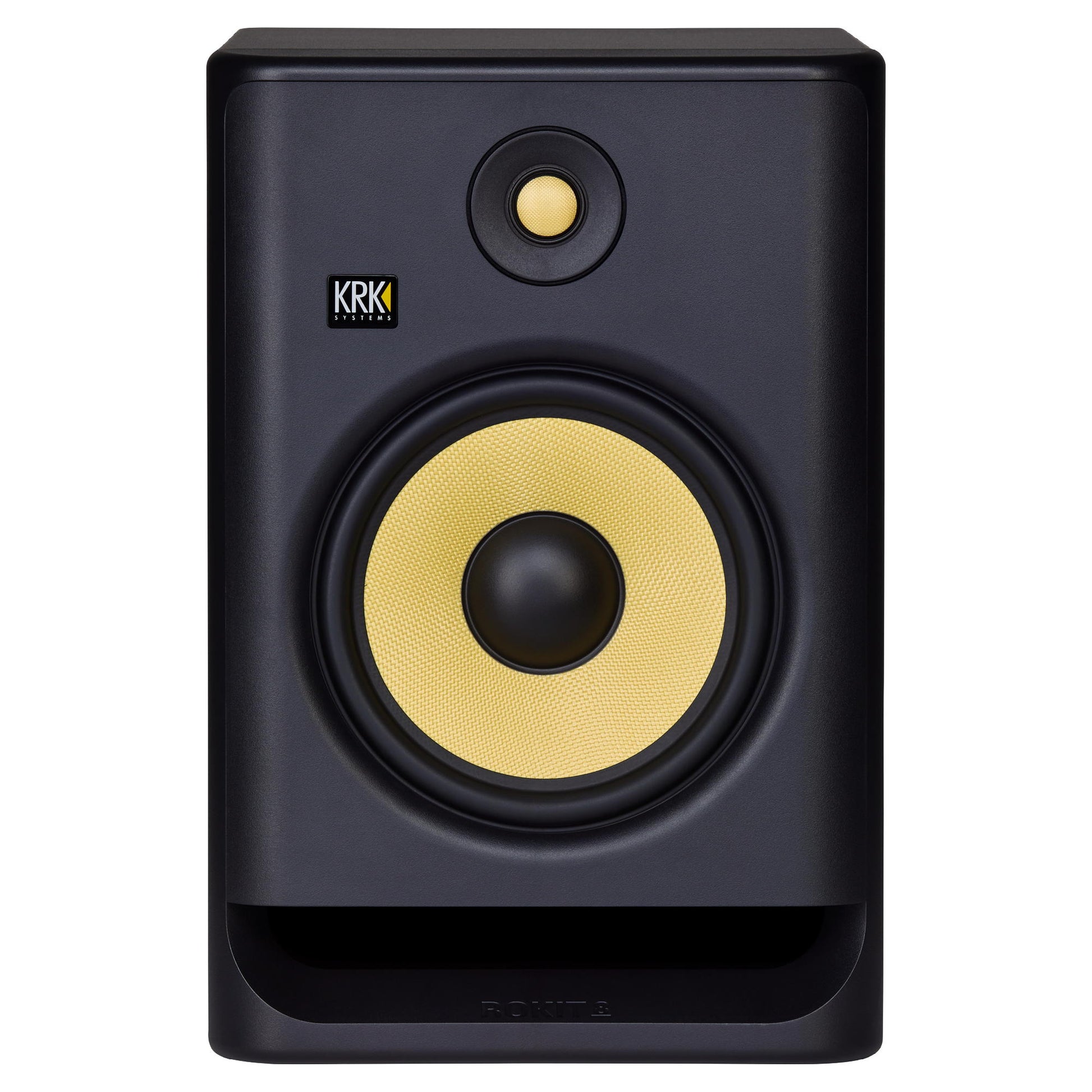 KRK ROKIT 8 Generation 4 Powered Studio Monitor - Black - Front