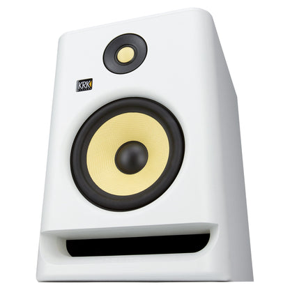 KRK ROKIT 8 Generation 4 Powered Studio Monitor - White - Angle 5