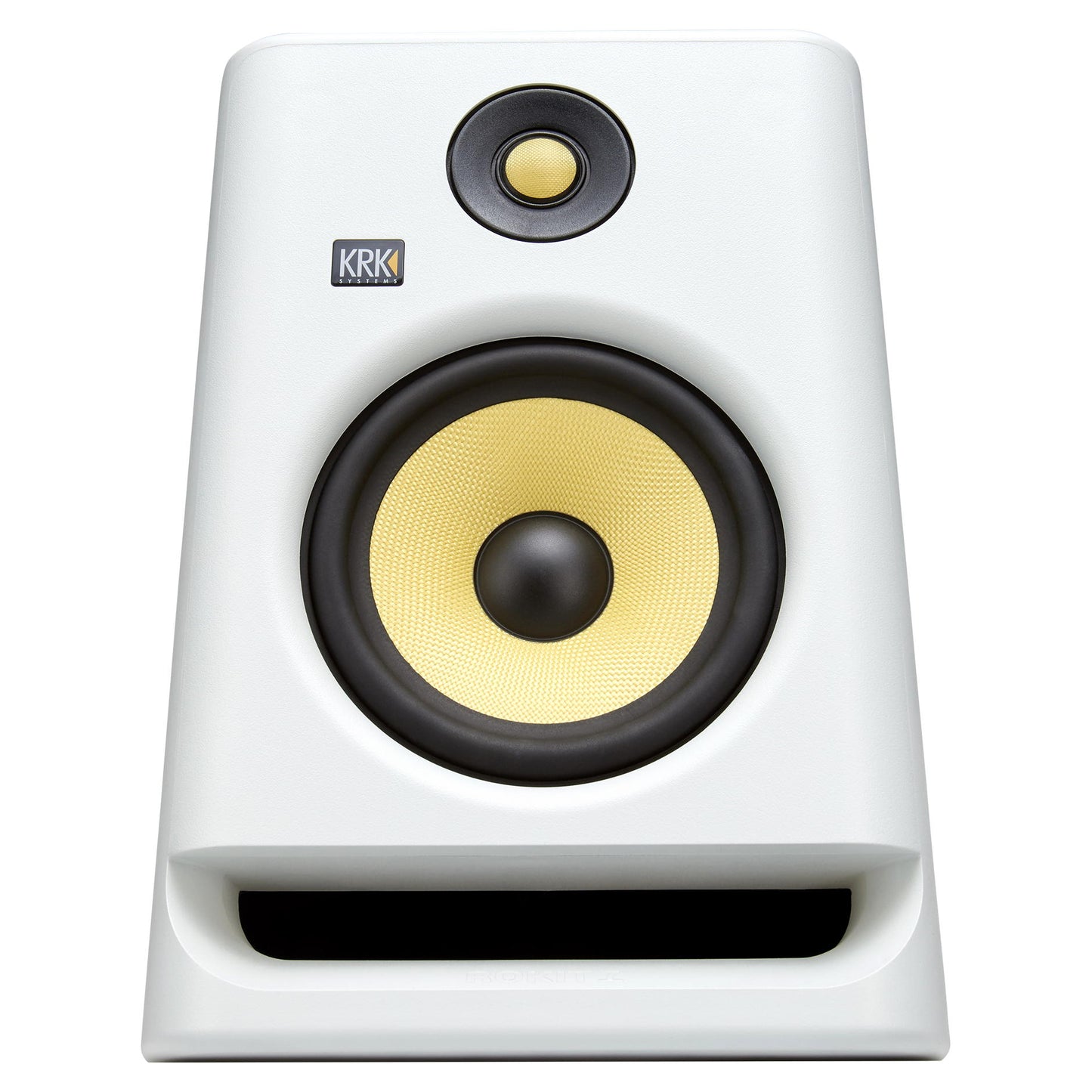 KRK ROKIT 8 Generation 4 Powered Studio Monitor - White - Angle 6