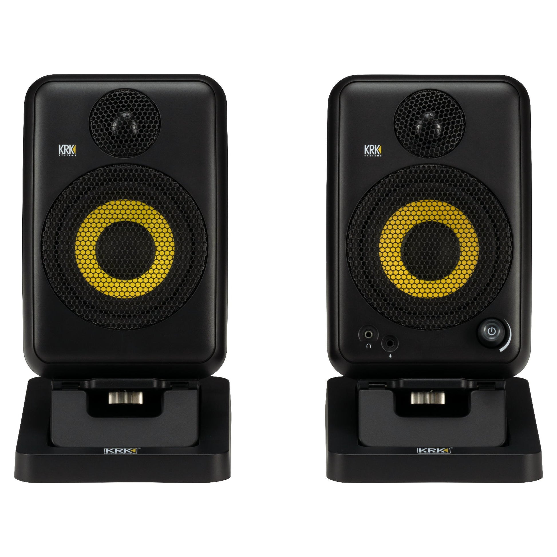 KRK GoAUX 4 Portable Powered Studio Monitors - 2