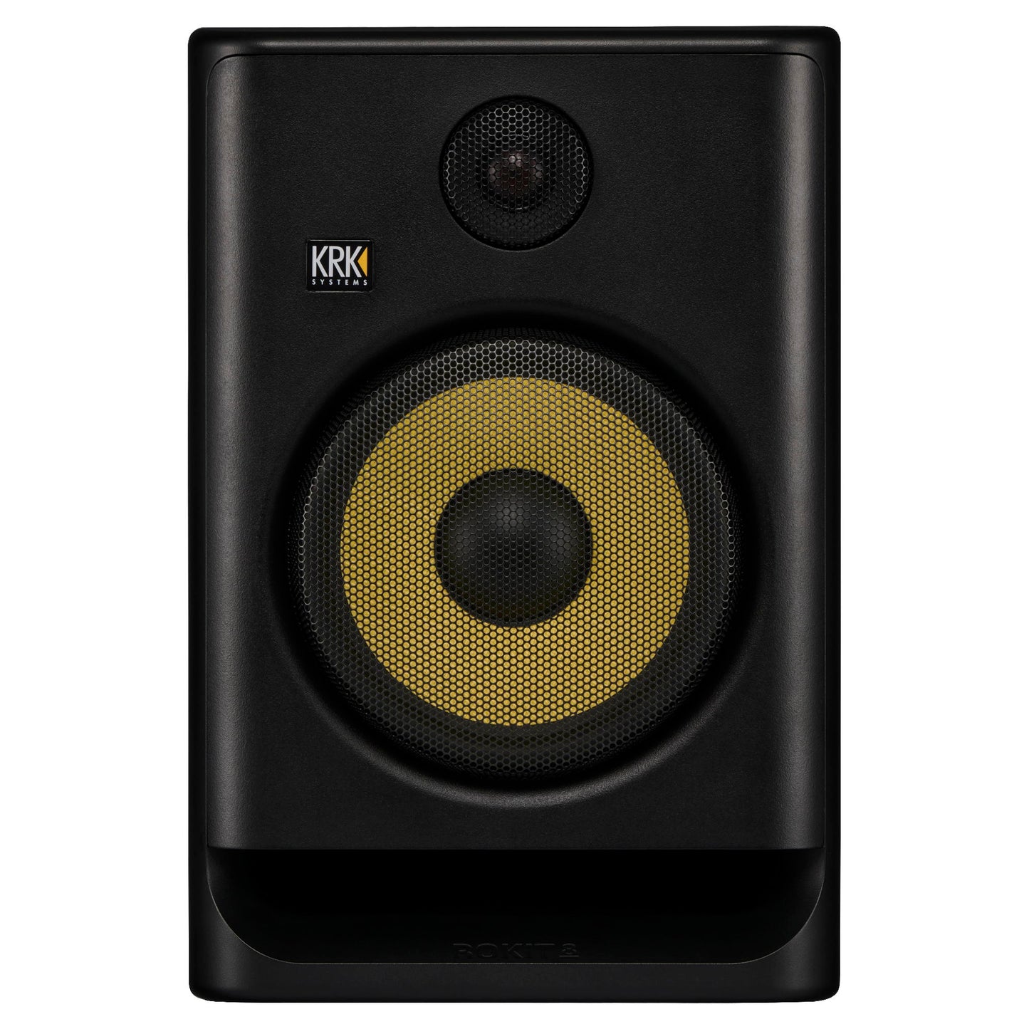 KRK ROKIT 8 Generation 5 Powered Studio Monitor - Front with Grille