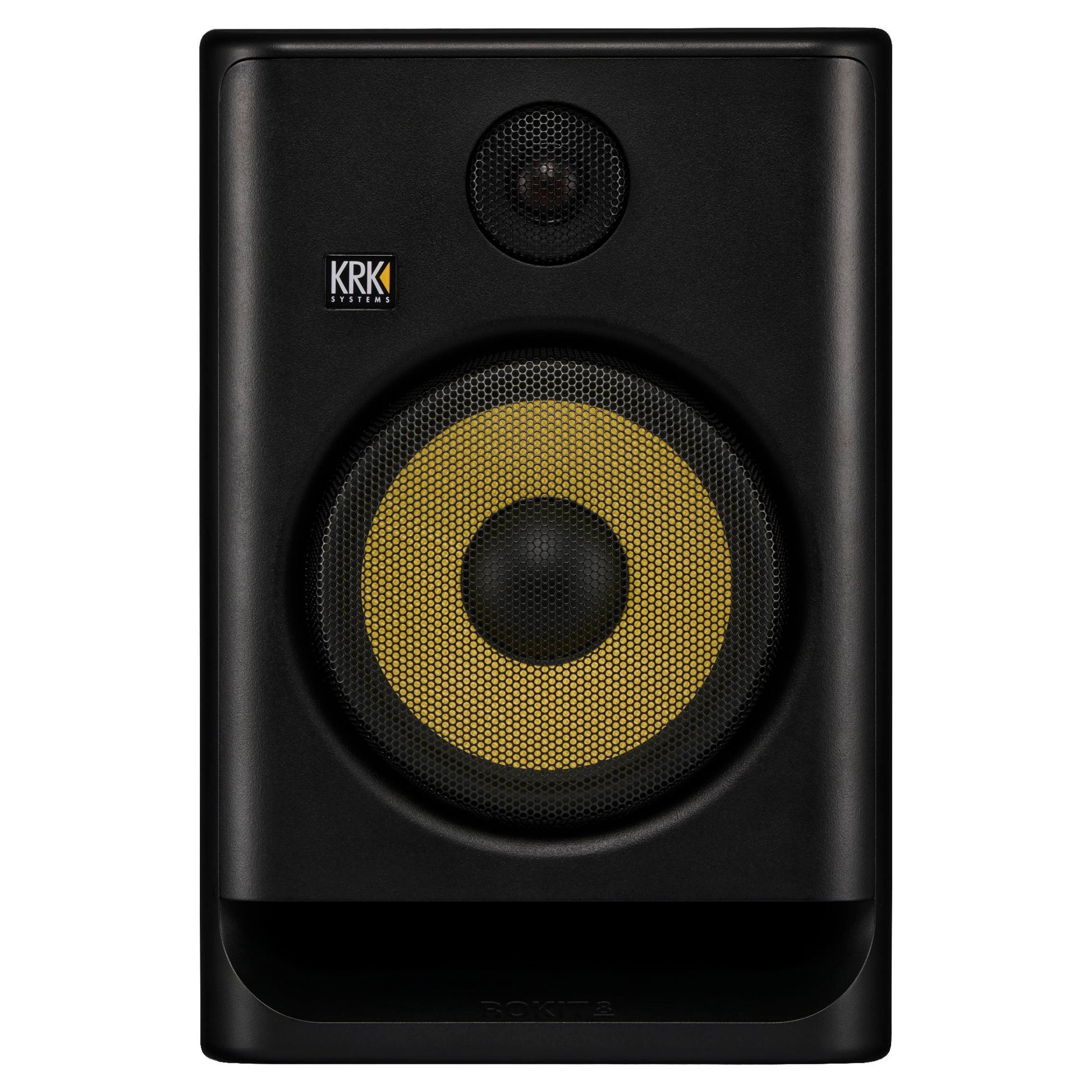 KRK ROKIT 8 Generation 5 Powered Studio Monitor - Front with Grille