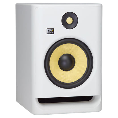 KRK ROKIT 8 Generation 4 Powered Studio Monitor - White - Angle 2