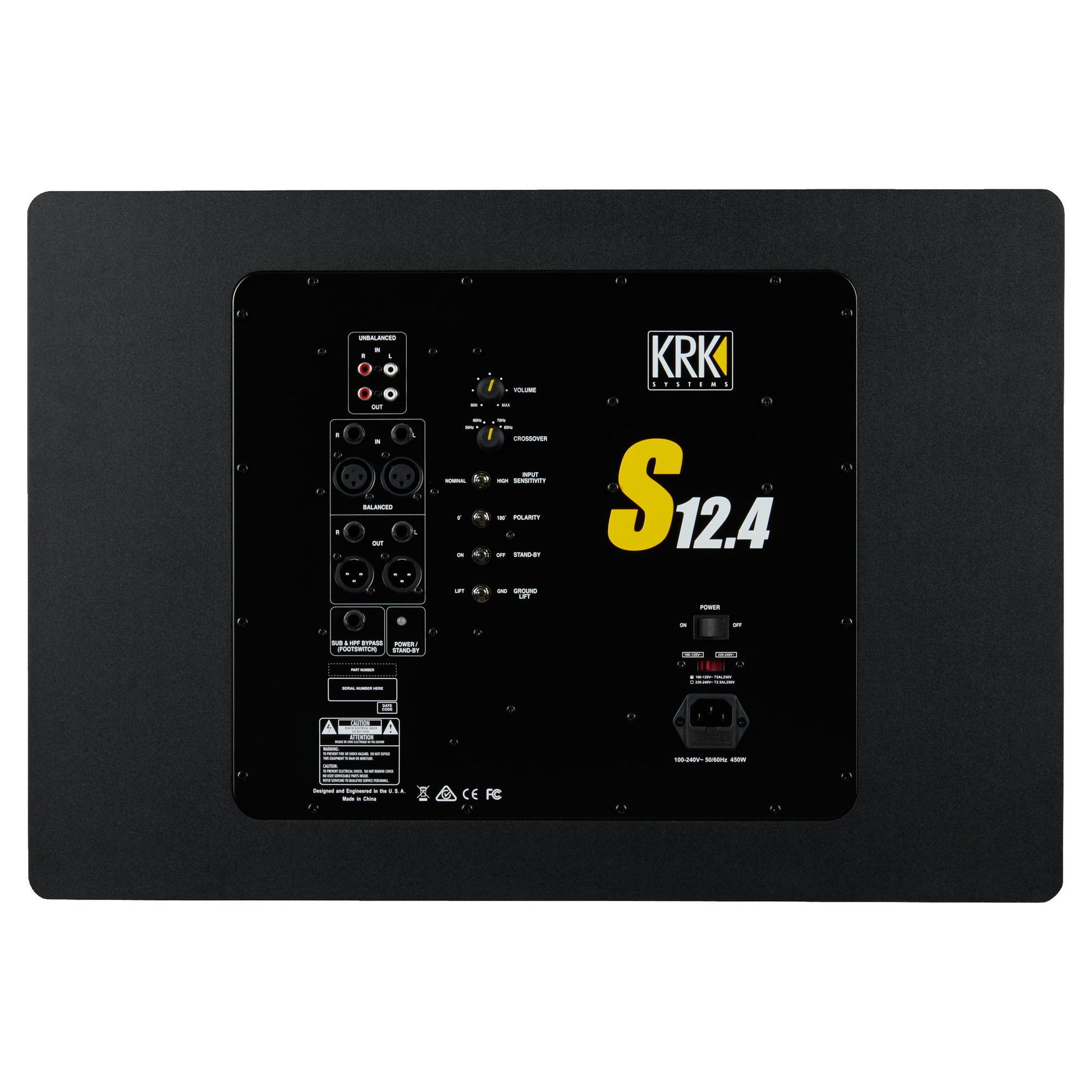 S12.4 Powered Studio Subwoofer – krkmusic