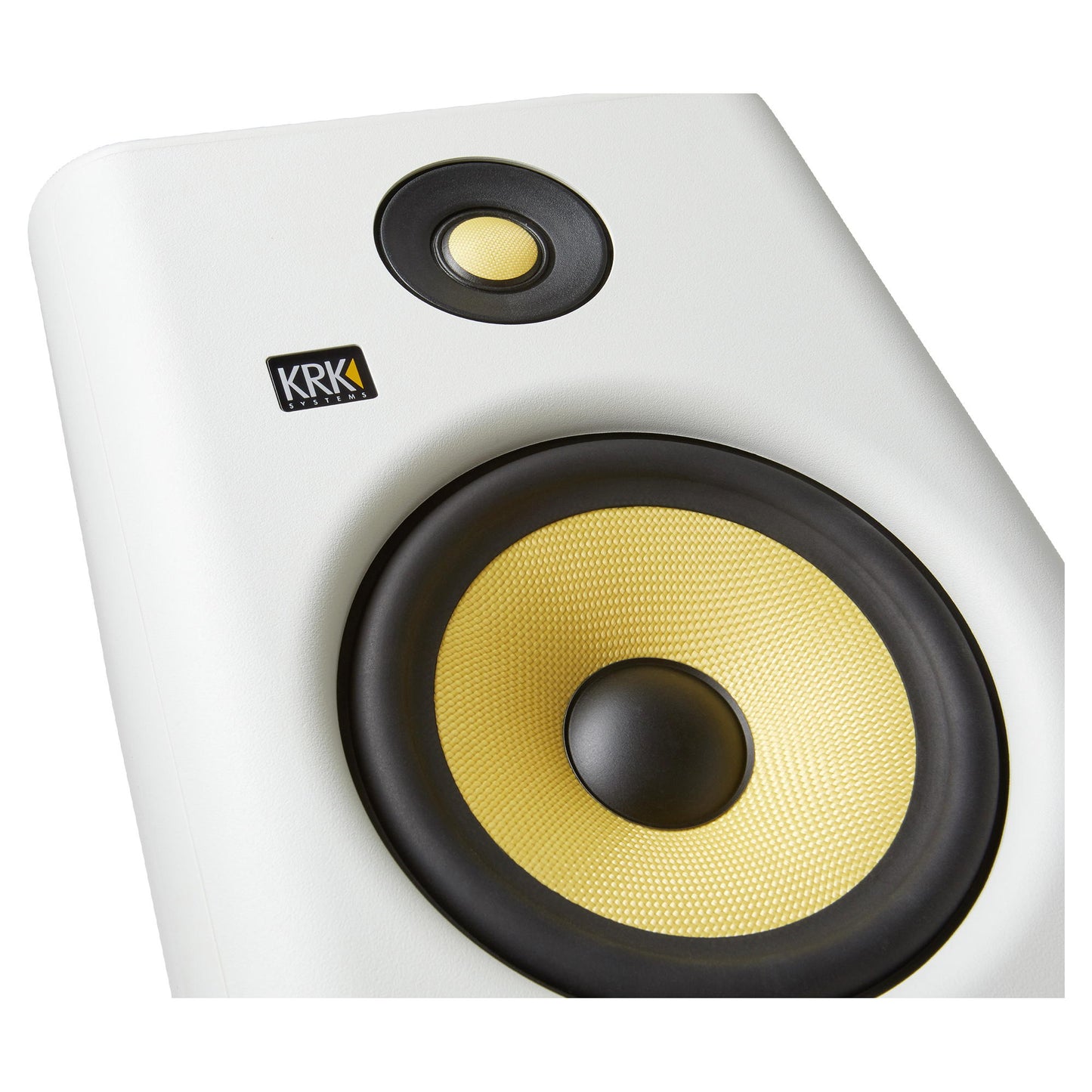 KRK ROKIT 8 Generation 4 Powered Studio Monitor - White - Angle 3