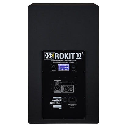 ROKIT 10-3 Generation 4 Powered Studio Monitor - Back