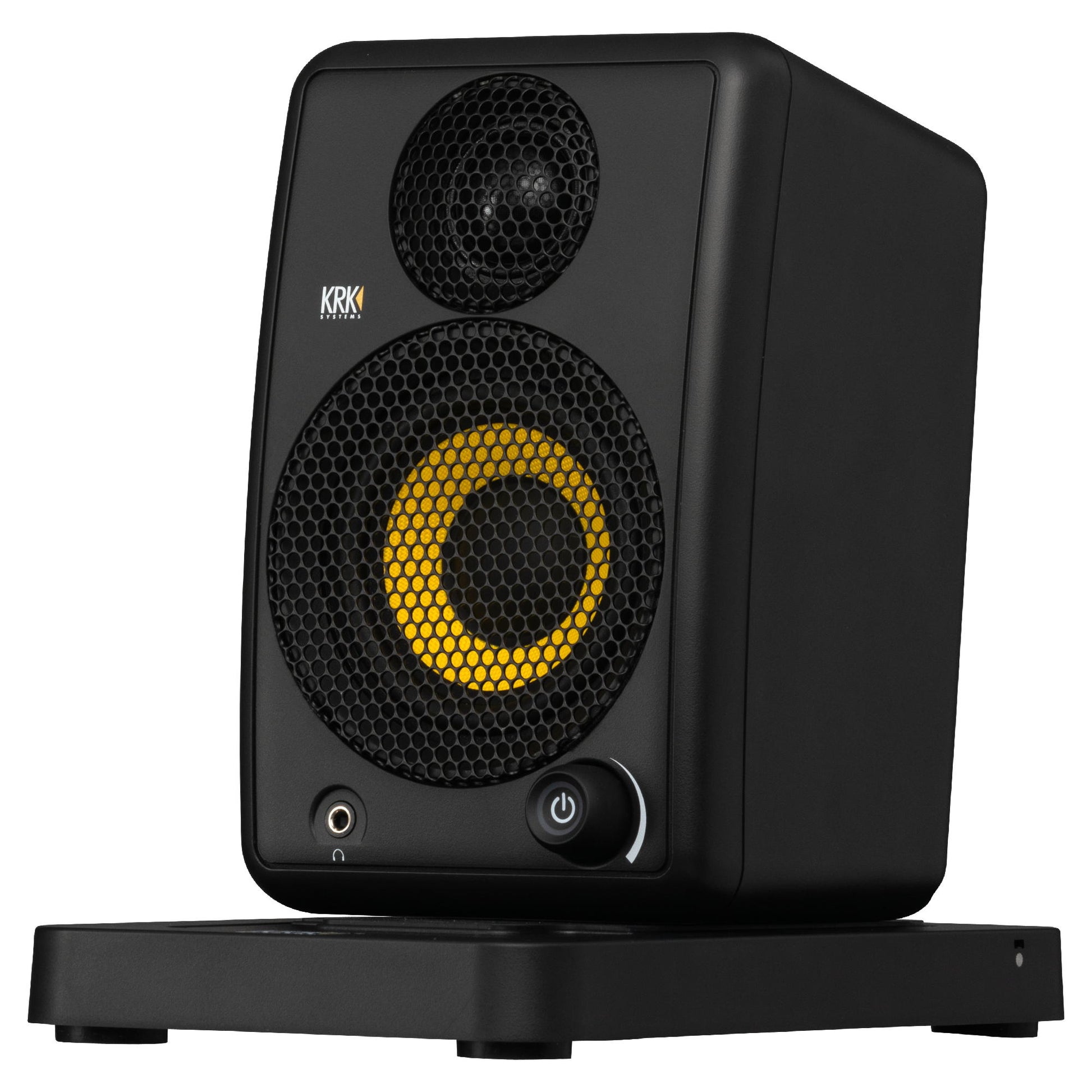 KRK GoAUX 3 Portable Powered Studio Monitors - Single Stand