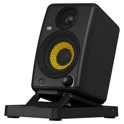 KRK GoAUX 3 Portable Powered Studio Monitors - Single Stand 2