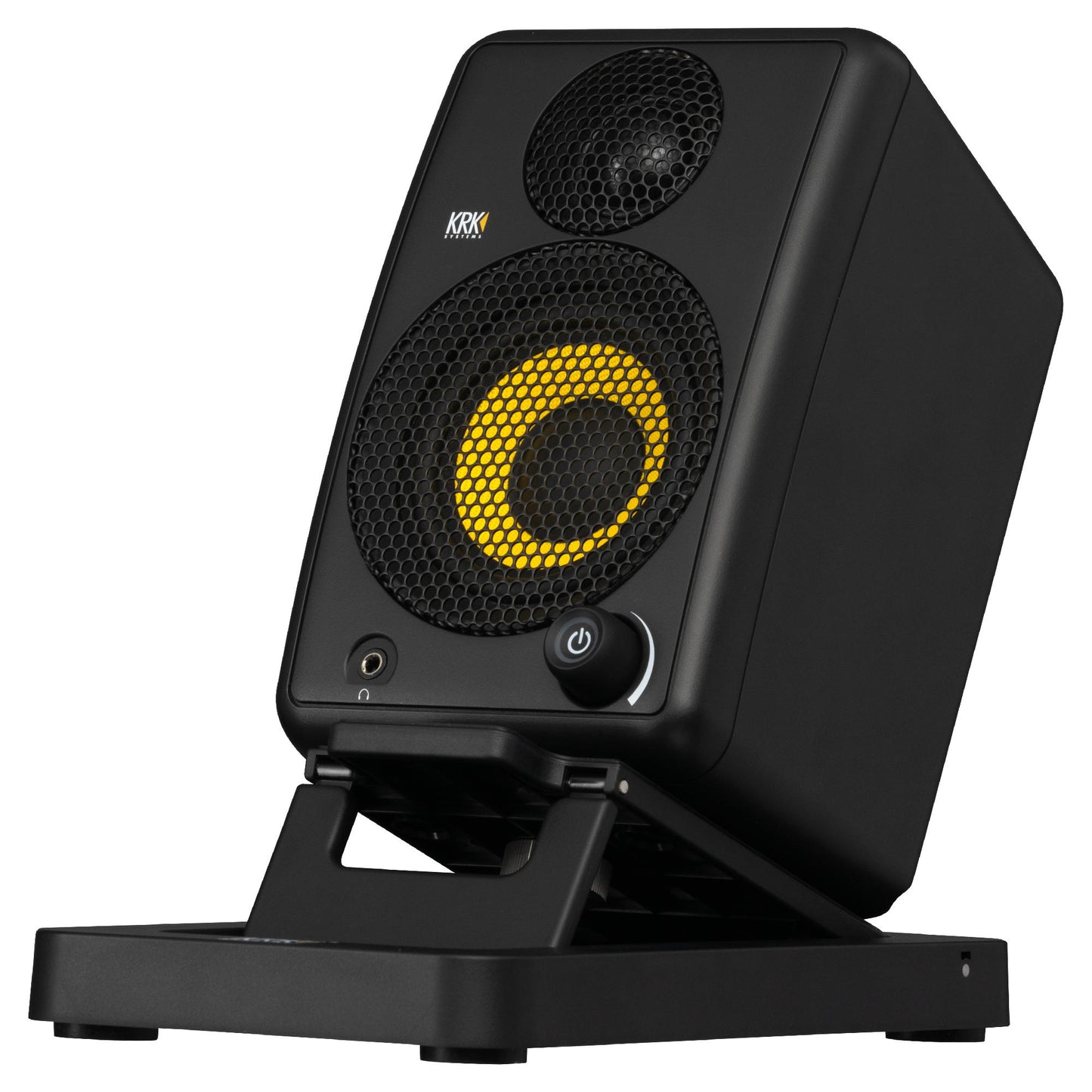 KRK GoAUX 3 Portable Powered Studio Monitors - Single Stand 3