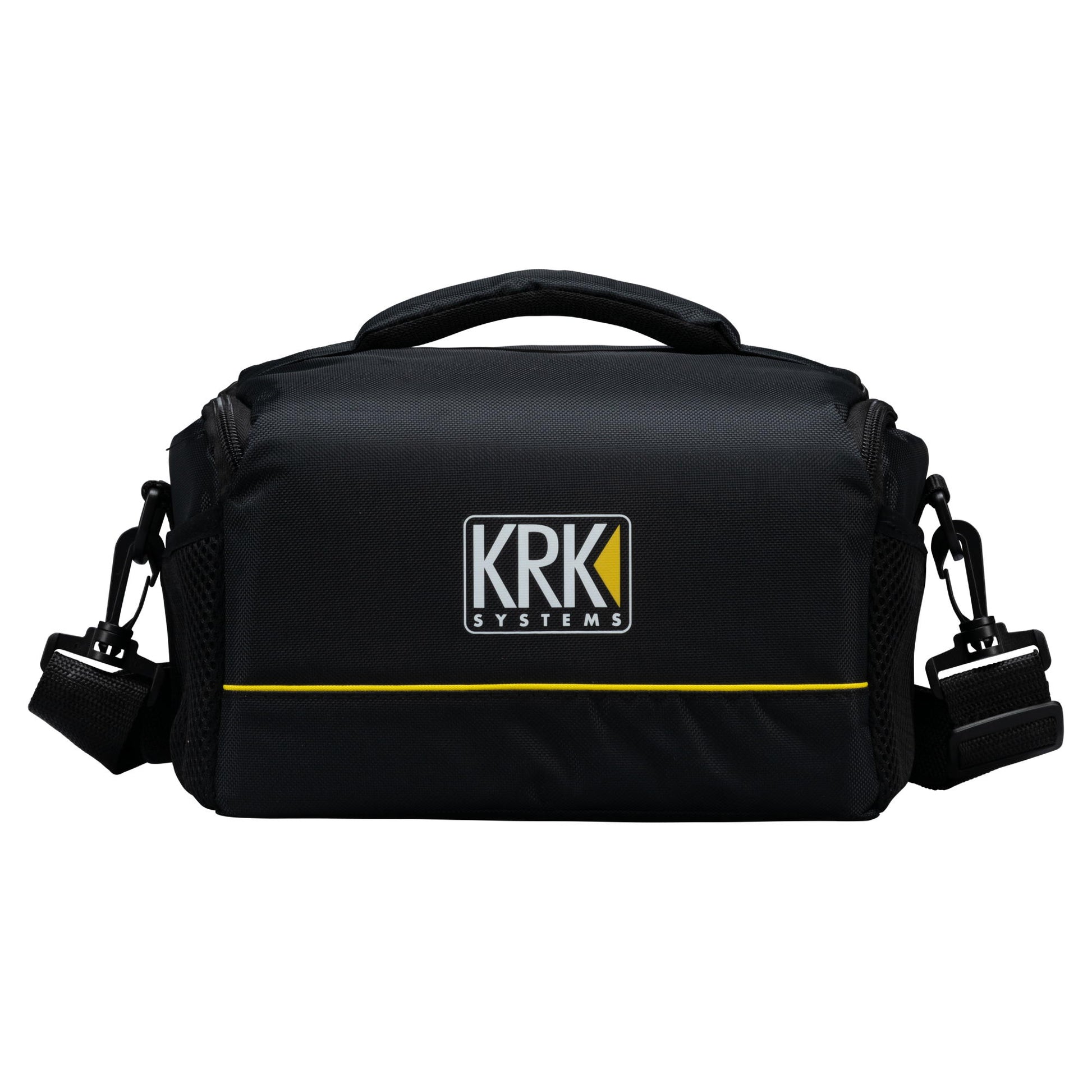 KRK GoAUX 3 Portable Powered Studio Monitors - Case Front