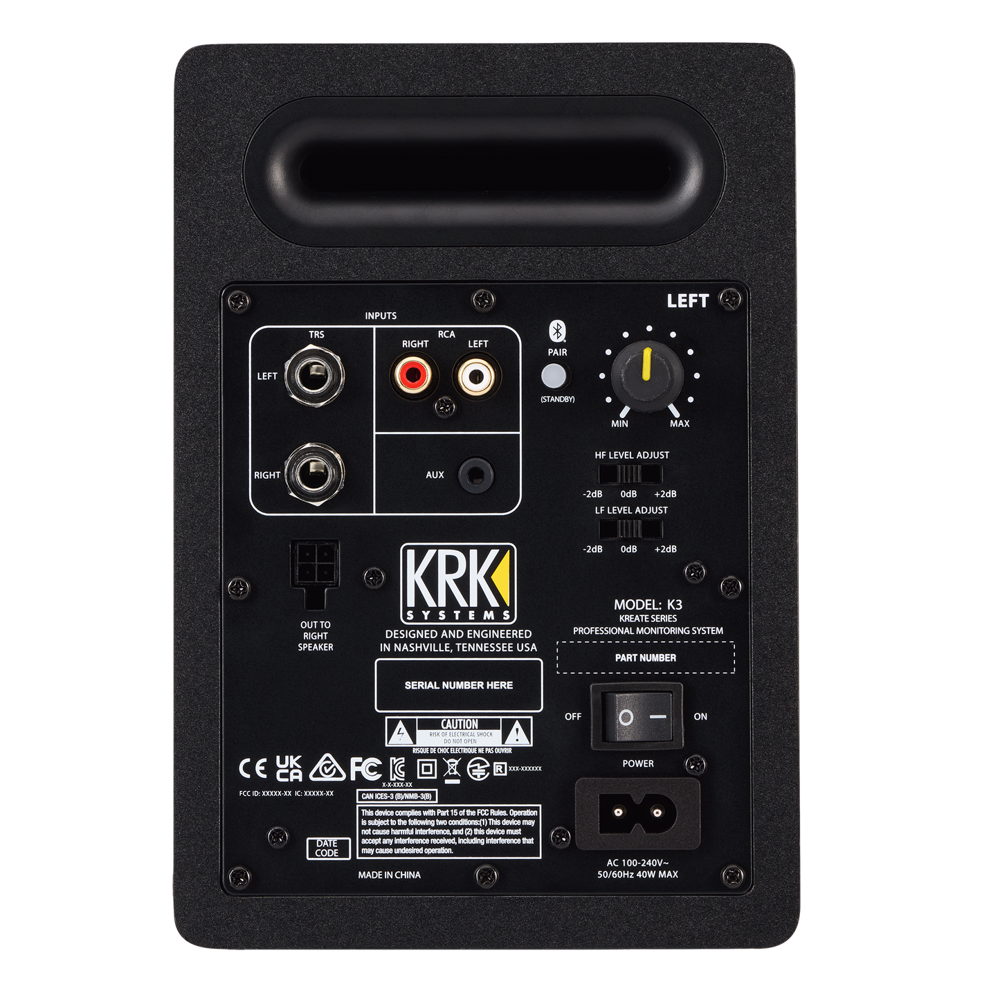 Kreate 3 Powered Studio Monitor, Pair