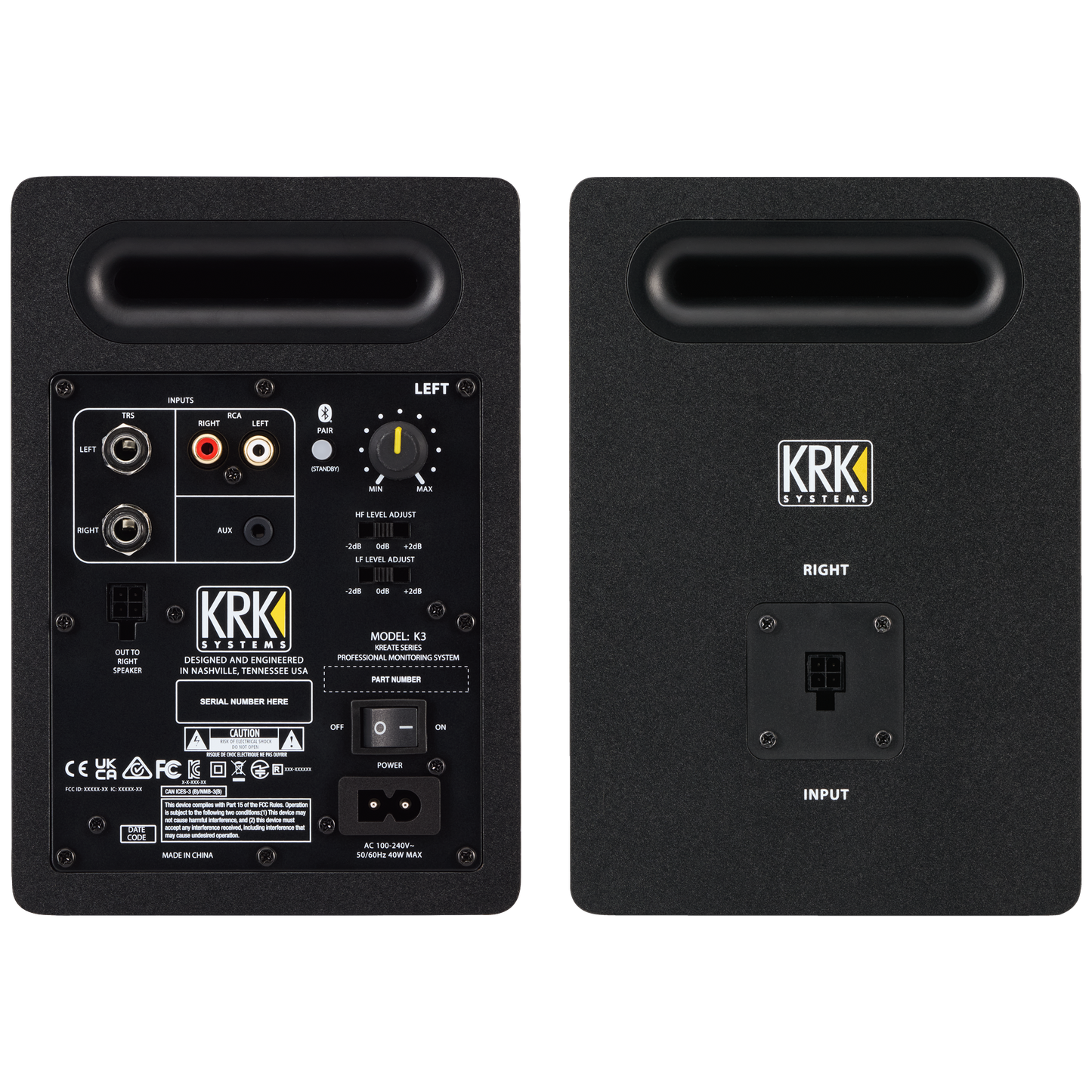 Kreate 3 Powered Studio Monitor, Pair