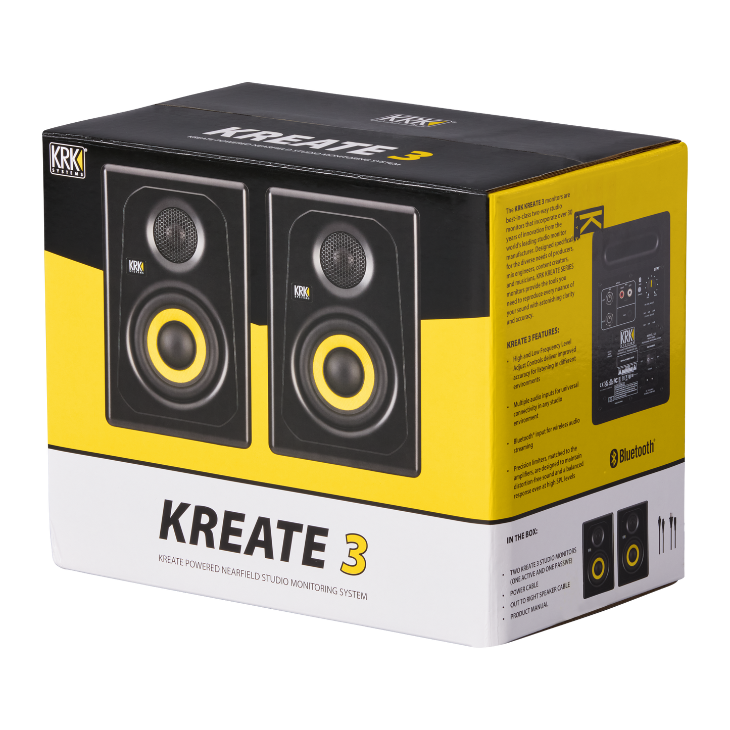 Kreate 3 Powered Studio Monitor, Pair