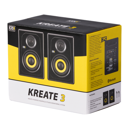 Kreate 3 Powered Studio Monitor, Pair