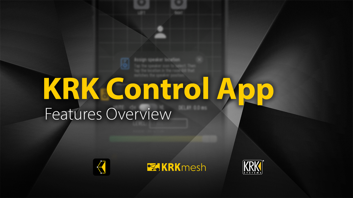 Load video: KRK Control App Overview