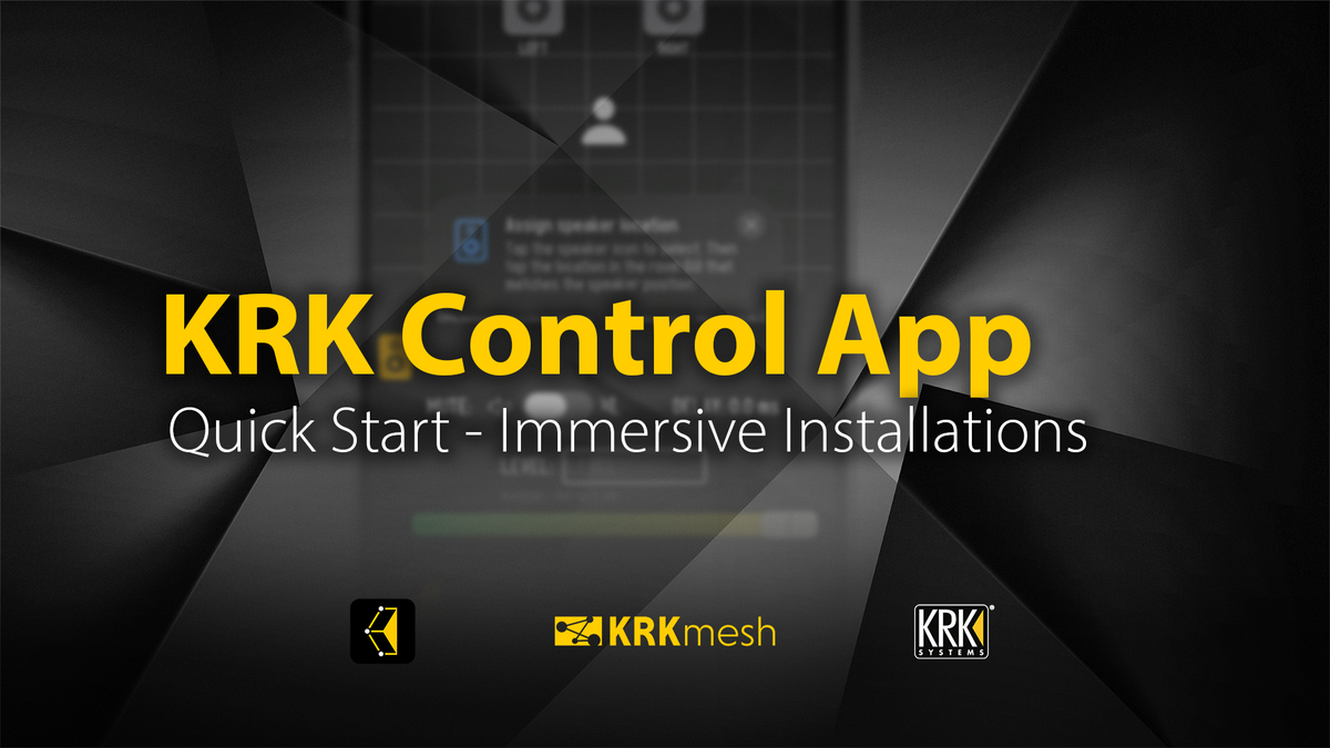 Load video: KRK Control App Immersive Installations