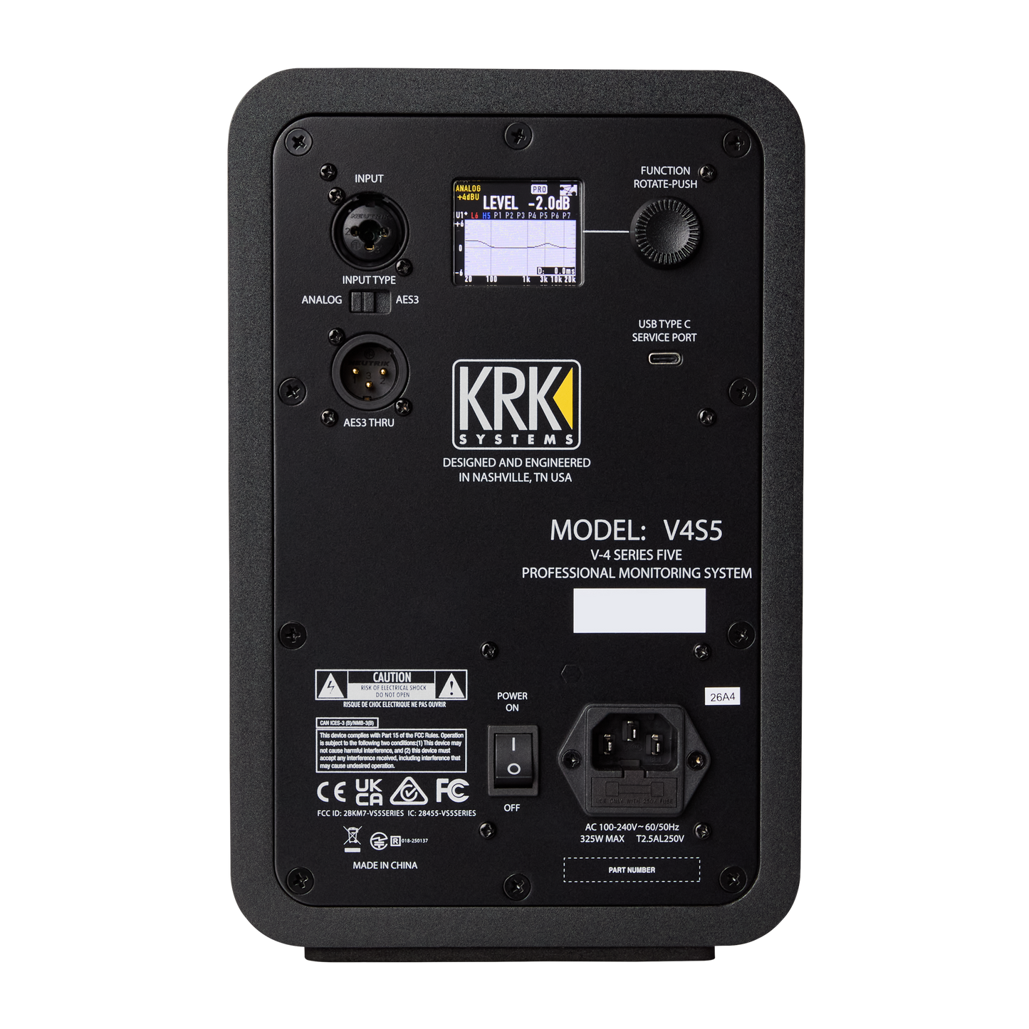 KRK V4 Series Five Powered Studio Monitor