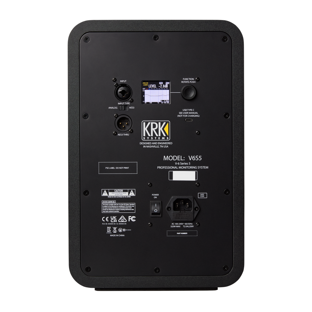 KRK V6 Series Five Powered Studio Monitor