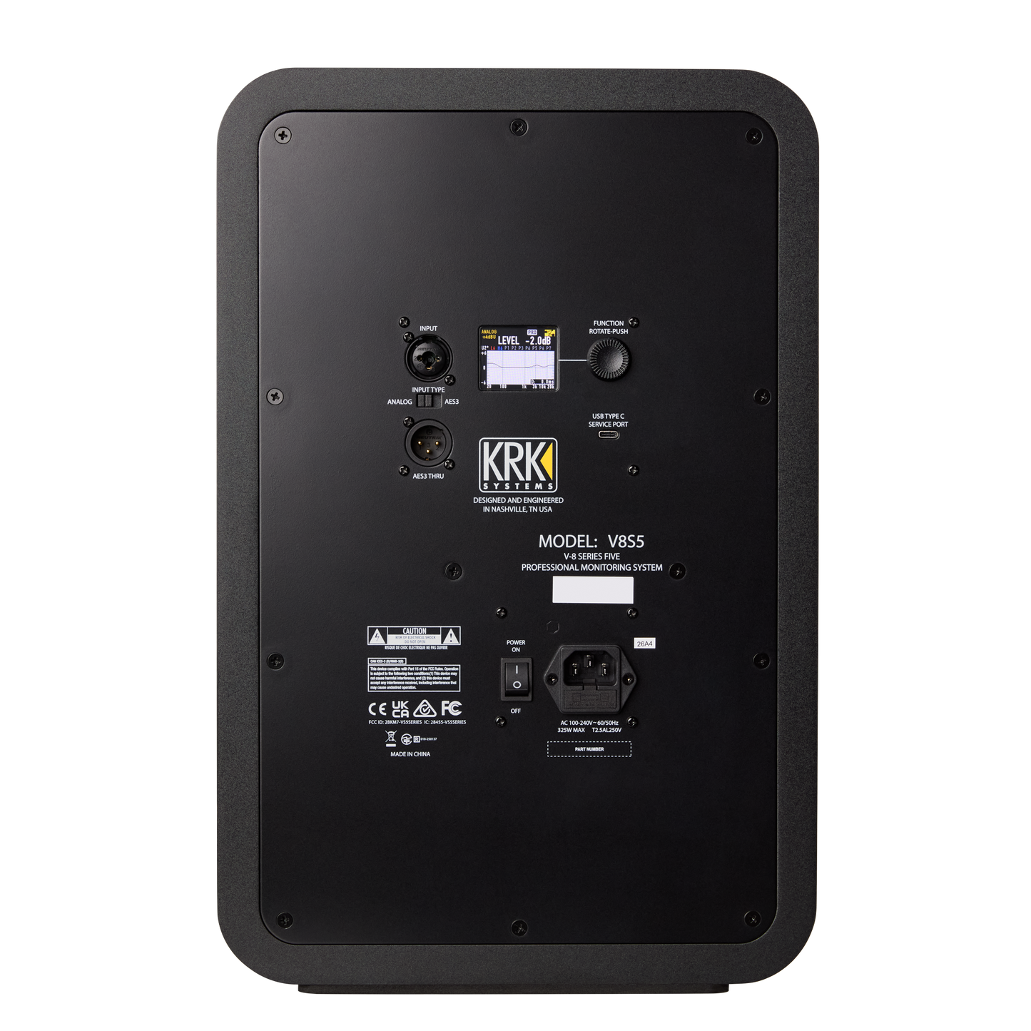 KRK V8 Series Five Powered Studio Monitor