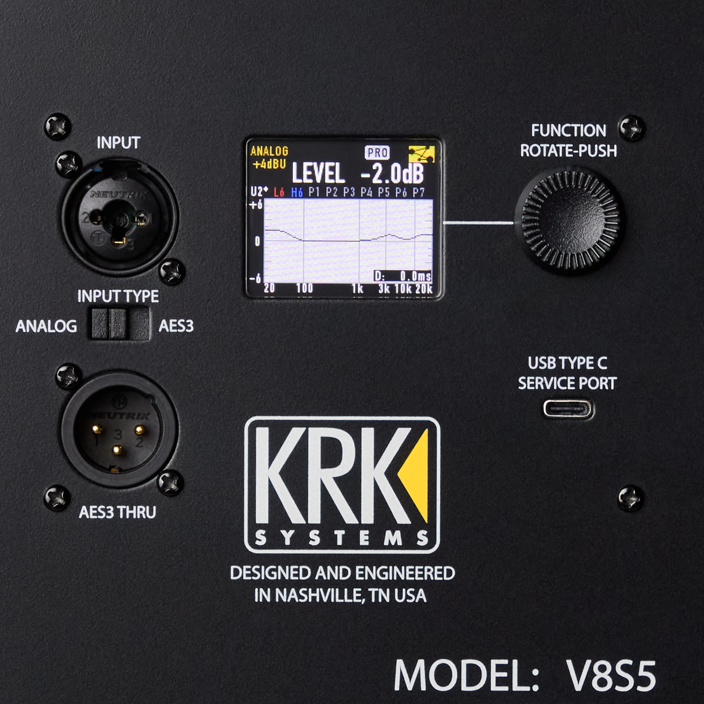 KRK V8 Series Five Powered Studio Monitor
