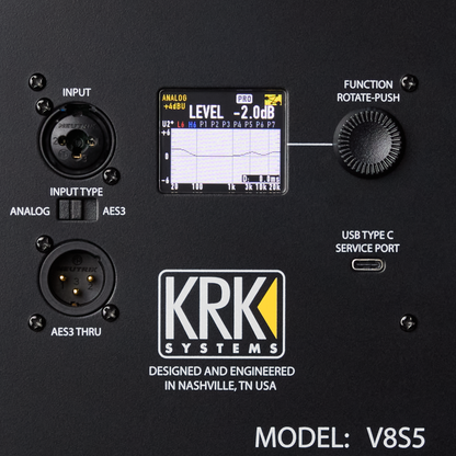 KRK V8 Series Five Powered Studio Monitor